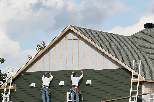 Professional Siding Replacement technician working in Camp Dennison, OH